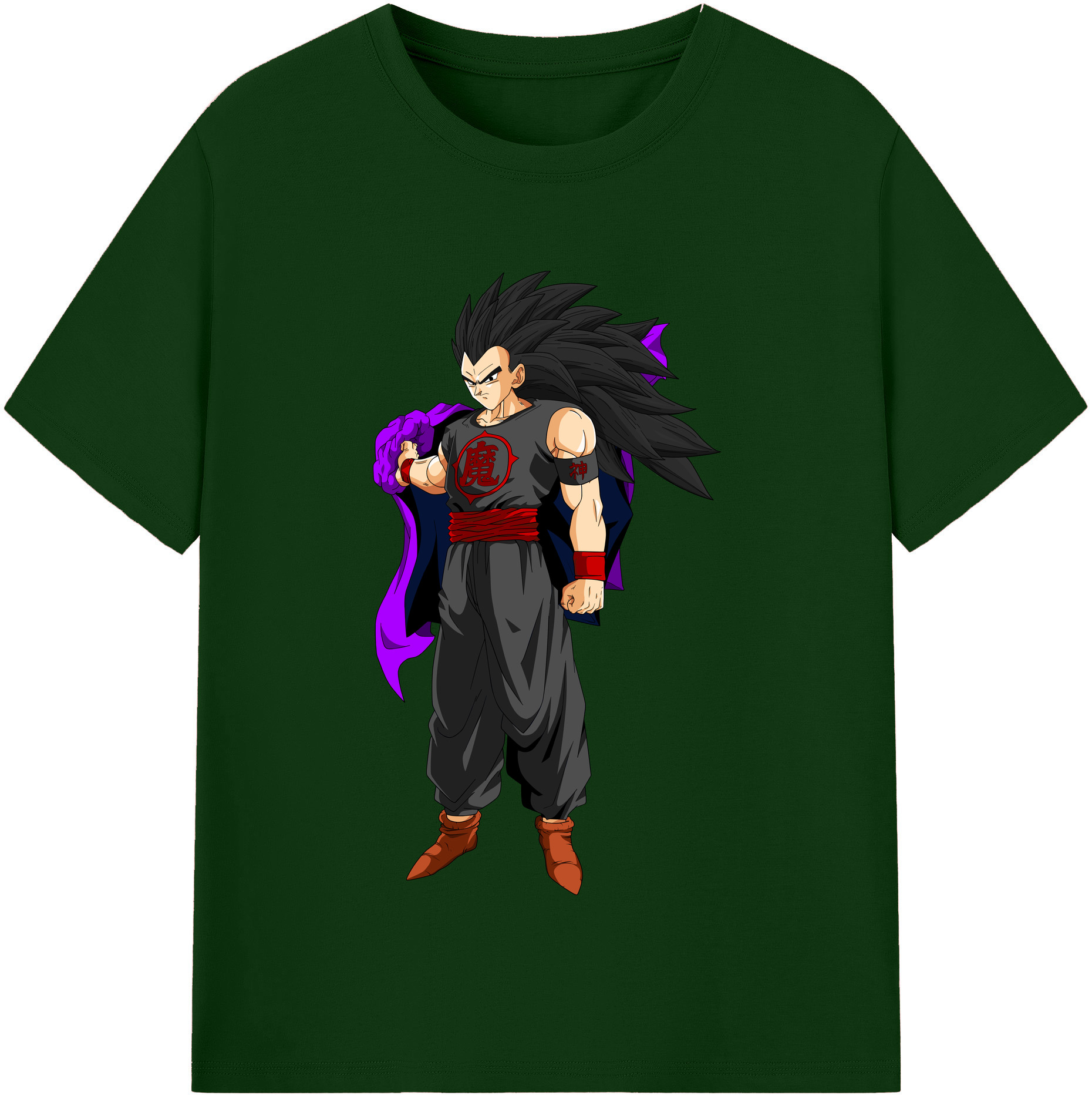 （画像用） ドラゴンボール ベジータ四世（Bejīta Yonsei）DRAGON BALL Vegeta IV 綿100％半袖Tシャツ（フロントプリント）